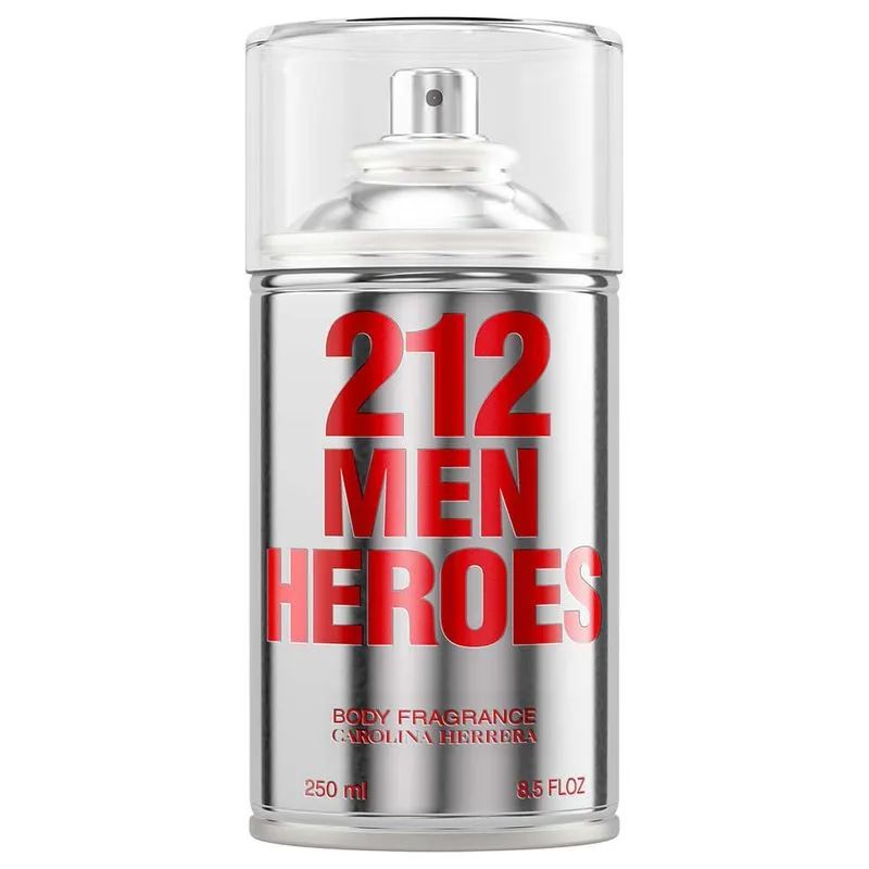 212 Heroes Masculino Body Spray 250ml - imagem 1