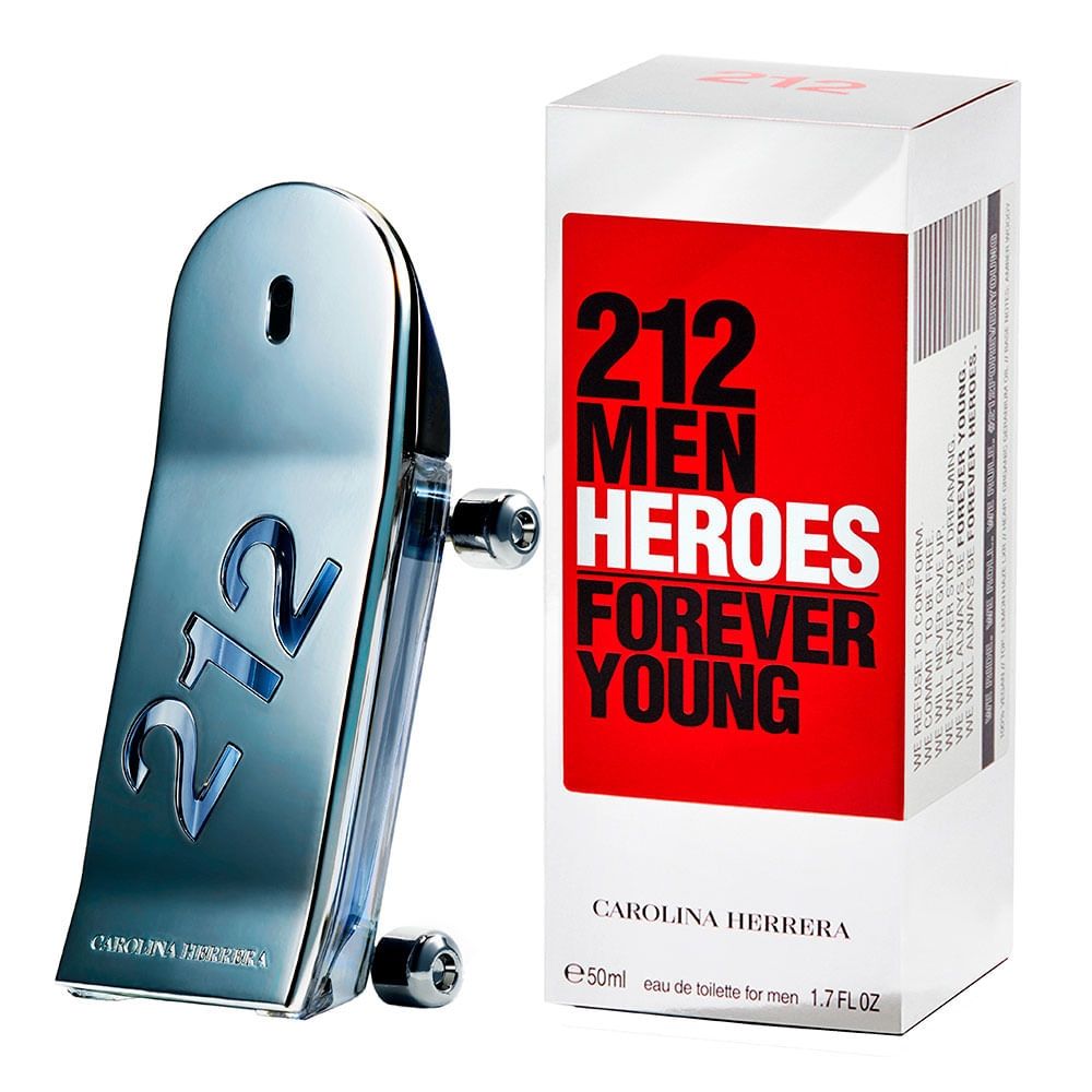 212 Heroes Masculino Eau de Toilette 50ml - imagem 2