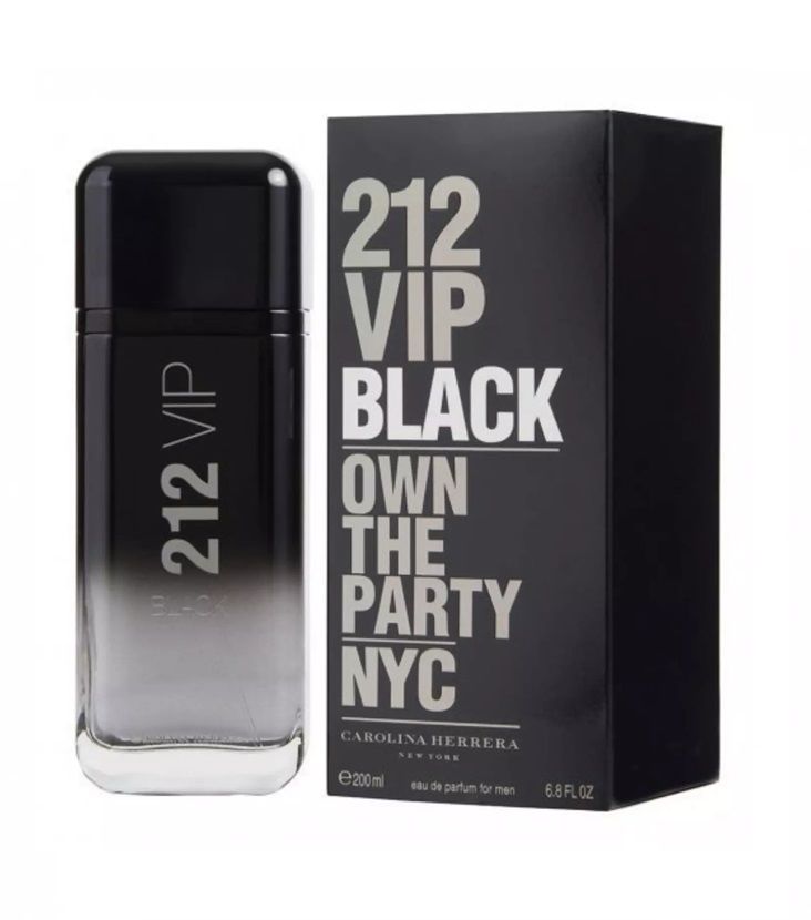 212 Vip Men Black Eau de Parfum 200ml - imagem 2