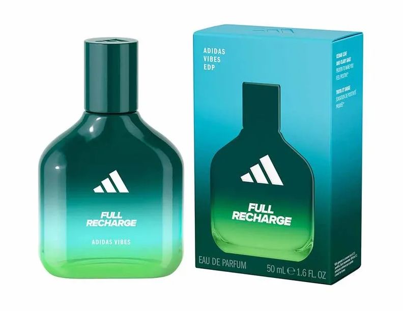 Adidas Vibes Full Recharge Masculino Eau de Parfum 50ml - imagem 2