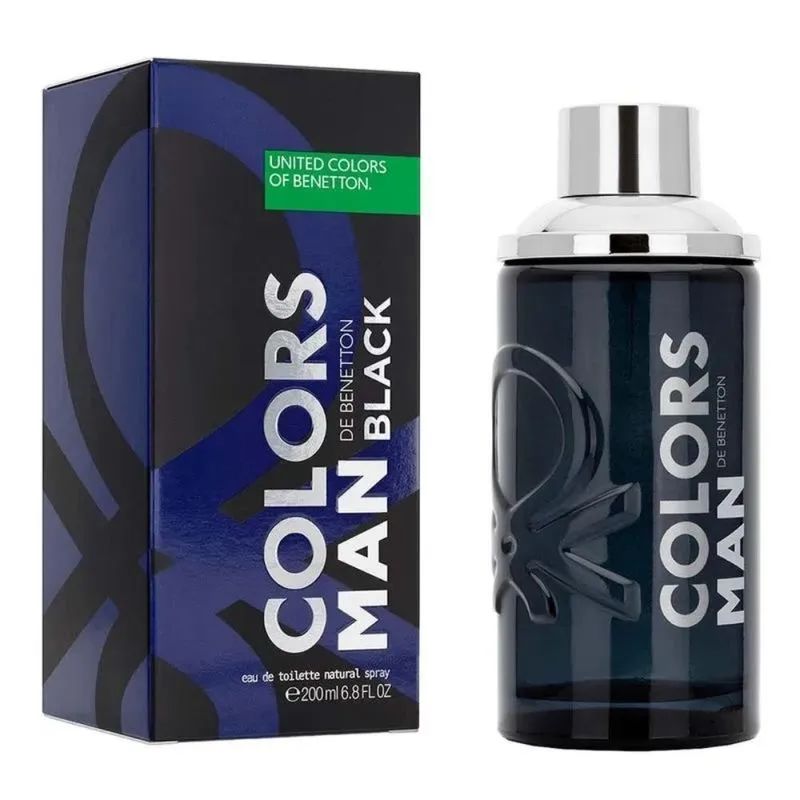 Black Colors Benetton Masculino Eau de Toilette 200ml - imagem 2