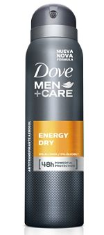 Desodorante Dove Men Care Energy Dry Masculino 150ml - imagem 1