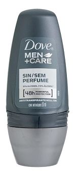 Desodorante Dove Men Care Roll On Sem Perfume 50ml - imagem 1