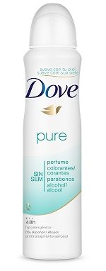 Desodorante Dove Pure Sem Perfume Feminino 169ml - imagem 1