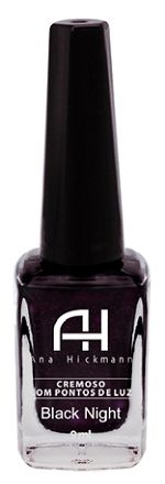 Esmalte Ana Hickmann Cremoso Com Pontos de Luz Black Night 9ml - imagem 1