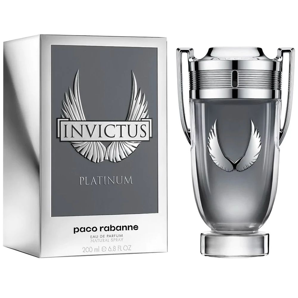 Invictus Platinum Masculino Eau de Parfum 200ml - imagem 2