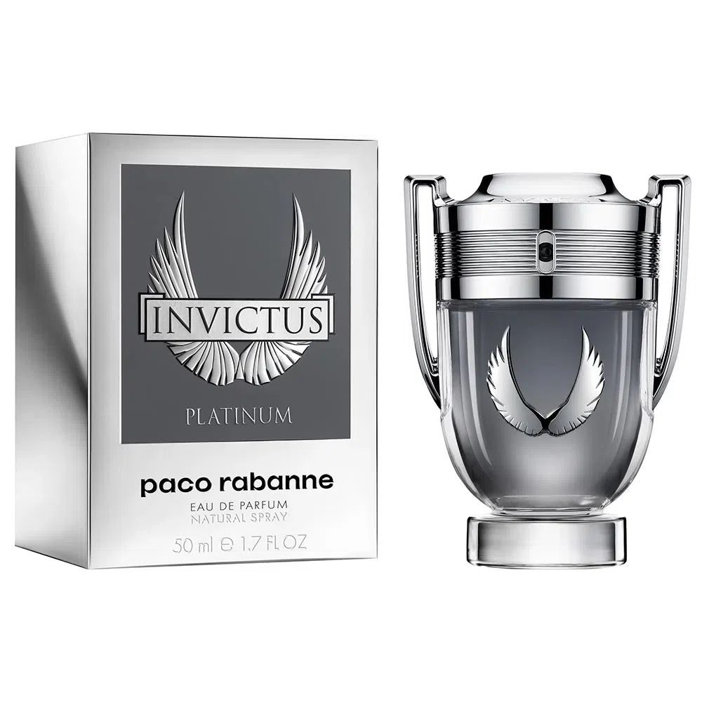Invictus Platinum Masculino Eau de Parfum 50ml - imagem 2
