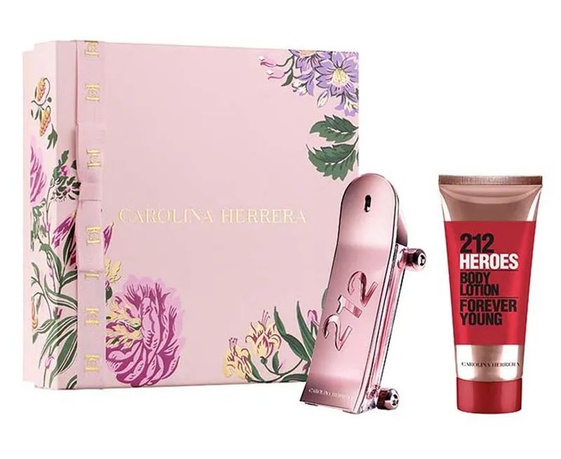 Kit 212 Heroes Feminino Perfume 80ml + Loção Corporal 100ml - imagem 1