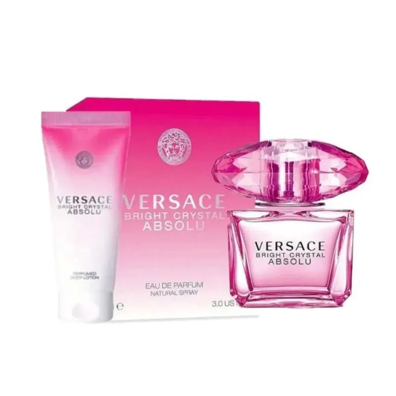 Kit Bright Crystal Absolu Versace Feminino Eau de Parfum 50ml + Creme 100ml - imagem 1
