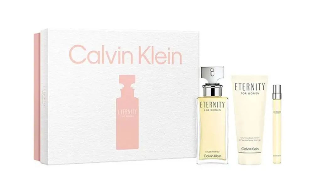 Kit Calvin Klein Eternity Feminino Eau de Parfum 100ml + Body Lotion 100ml + Eau de Parfum 10ml - imagem 1