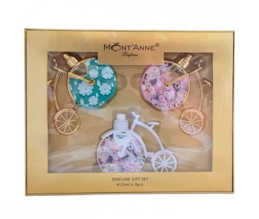 Kit Montanne 3 Mini 25ml Beauty Flower With Love Luxe With Love Glamour - imagem 1