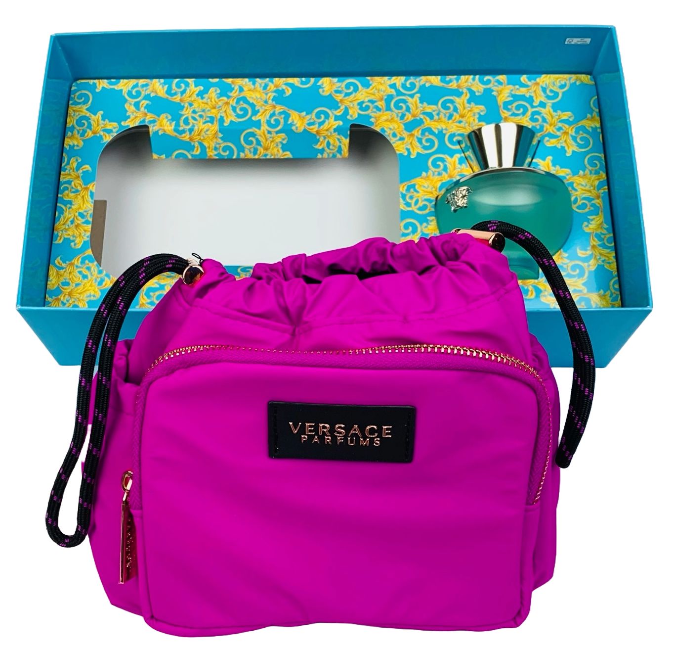 Perfume Kit Versace Dylan Blue Turquoise 100ml - imagem 2