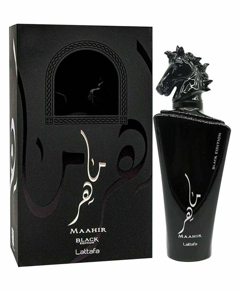 Perfume Lattafa Maahir Black 100ml - imagem 2