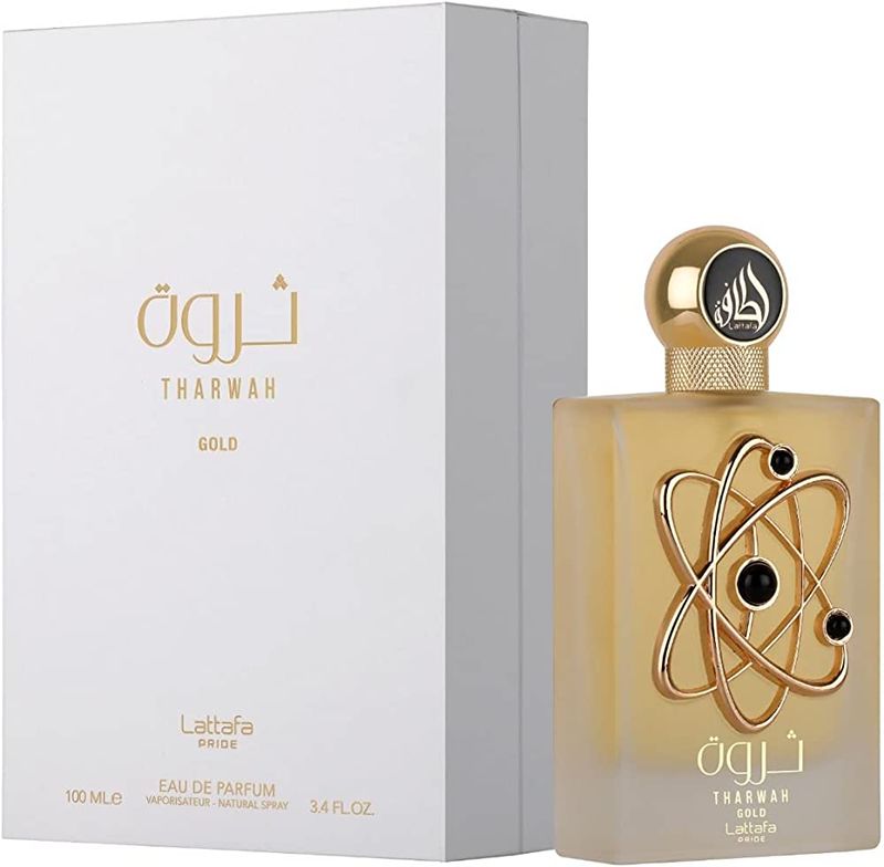 Perfume Lattafa Tharwah Gold 100ml - imagem 2