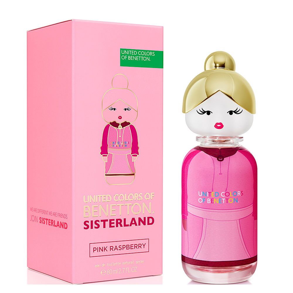 Perfume Sisterland United Colors Of Benetton Pink Raspberry 80ml - imagem 1