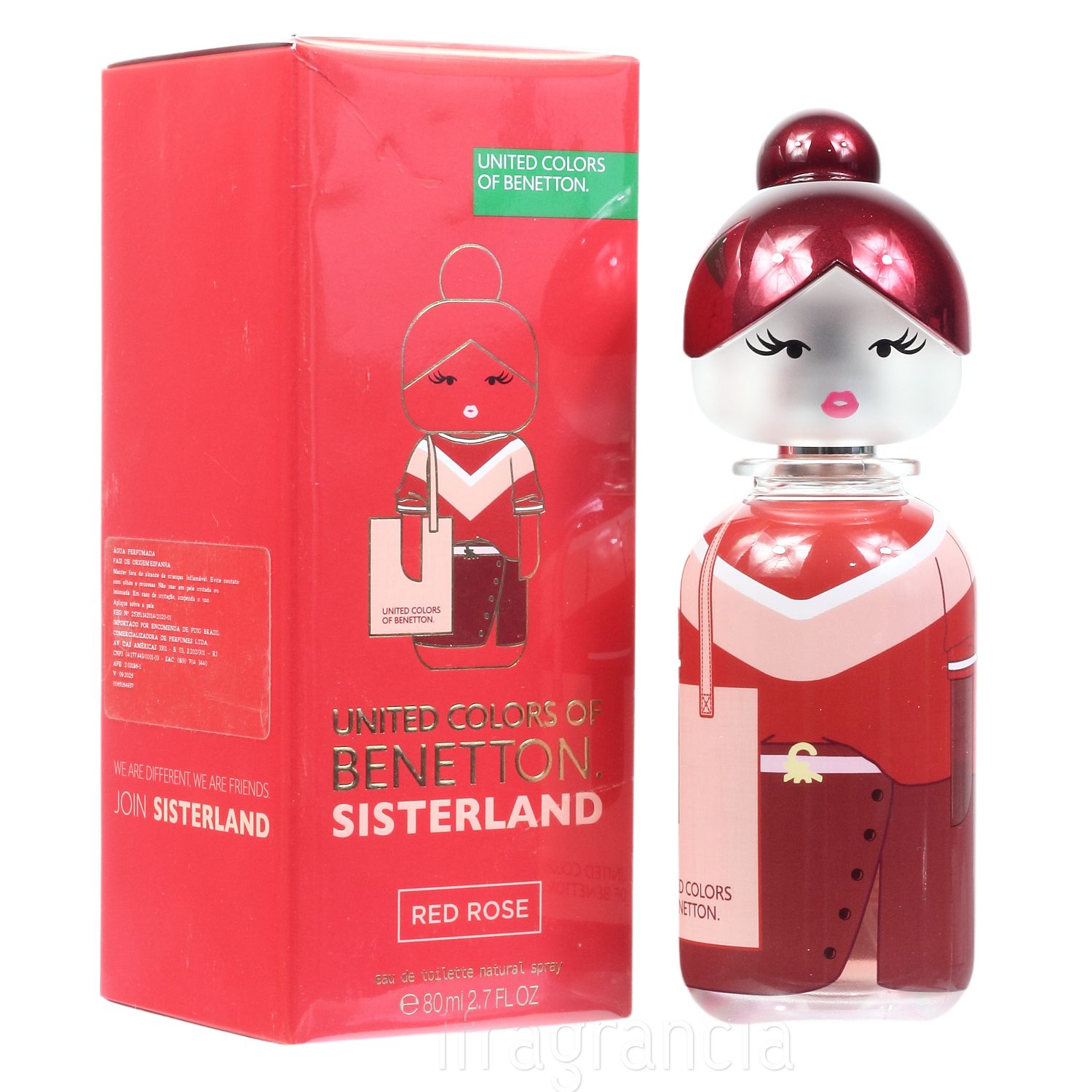Perfume Sisterland United Colors Of Benetton Red Rose 80ml - imagem 2
