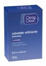 Sabonete Esfolianete Anticravos Clean & Clear 80g - imagem 1