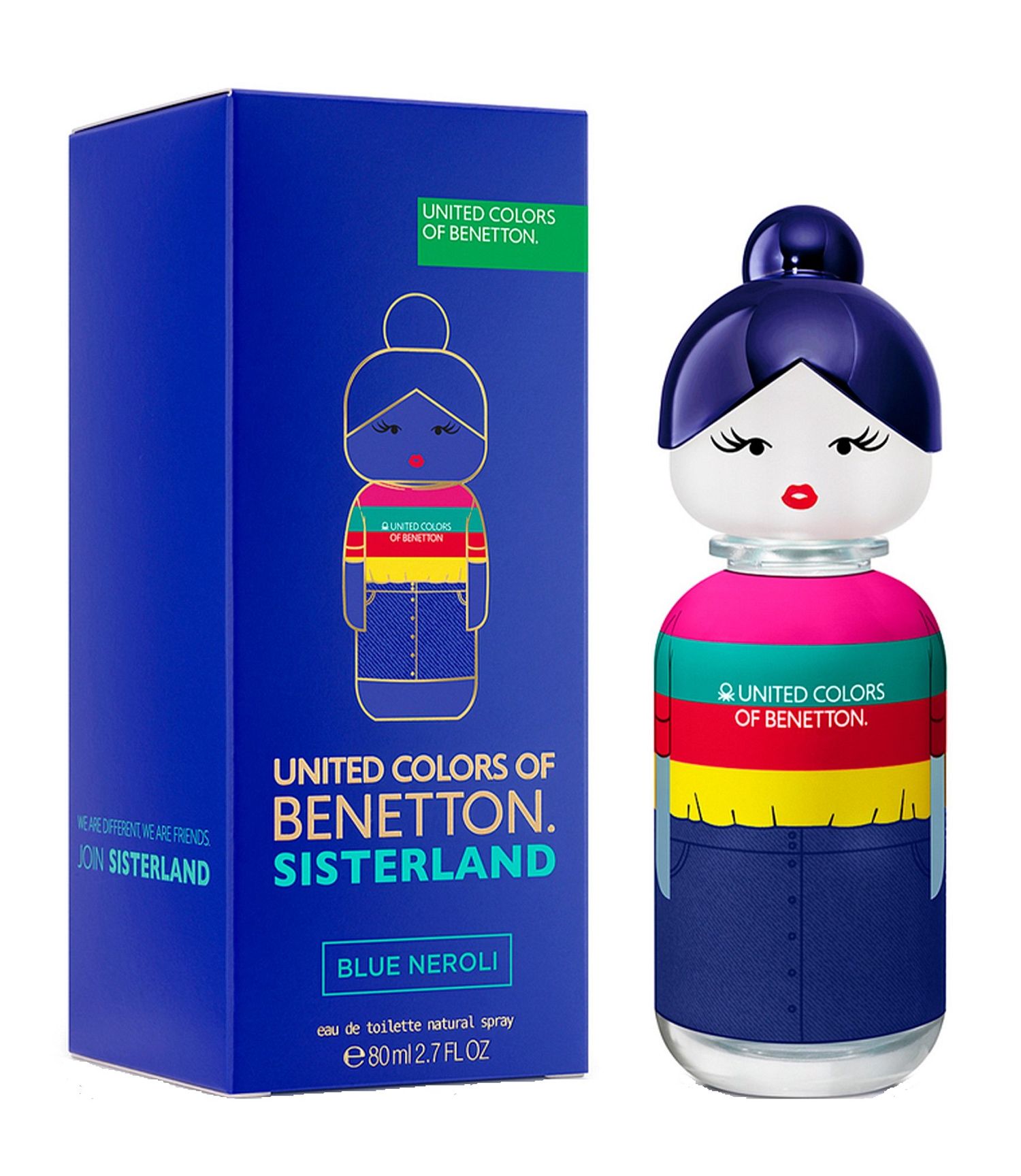 Sisterland United Colors of Benetton Blue Neroli Feminino Eau de Toilette 80ml - imagem 2