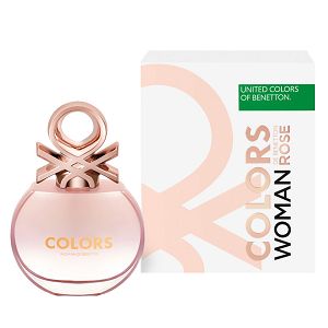 Benetton Colors Her Rose 80ml - Perfume Feminino - Eau De Toilette
