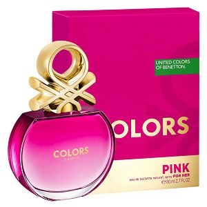 Benetton Colors Pink 80ml - Perfume Feminino - Eau De Toilette