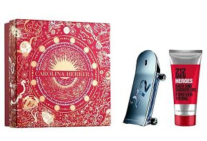Kit 212 Heroes Masculino Perfume 90ml + Gel de Ducha 100ml