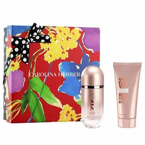 Kit 212 Vip Rose + Locao Corporal 100ml - Perfume Feminino - Eau De Toilette