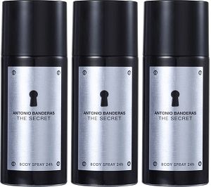 Kit 3 Desodorantes The Secret Masculino 150ml