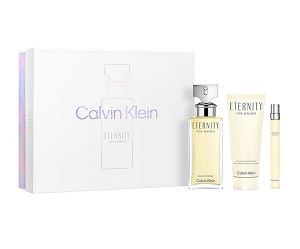 Kit Eternity + Unissex + Perfume + 100ml + Loção + 100ml + Mini + 10ml