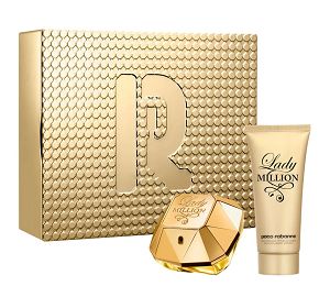 Kit Lady Million Feminino Perfume 80ml + Hidratante