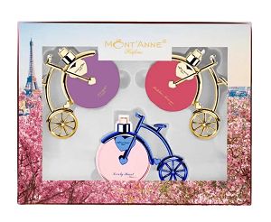 Kit Montanne Gift Set com 3 Mini 25ml Deserve Pulcher Lovely Heart