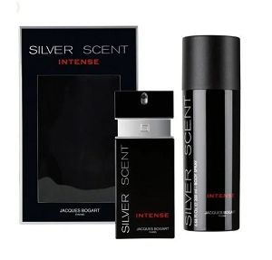 Kit Silver Scent Intense + Desodorante 100ml - Perfume Masculino - Eau De Toilette
