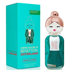 Sisterland United Colors Of Benetton Green Jasmine 80ml - Perfume Feminino - Eau De Toilette