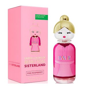 Sisterland United Colors Of Benetton Pink Raspberry 80ml - Perfume Feminino - Eau De Toilette